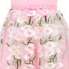 Margarita Embroidered Tulle And Satin Occasion Party Dress, Pink - Dresses - 3