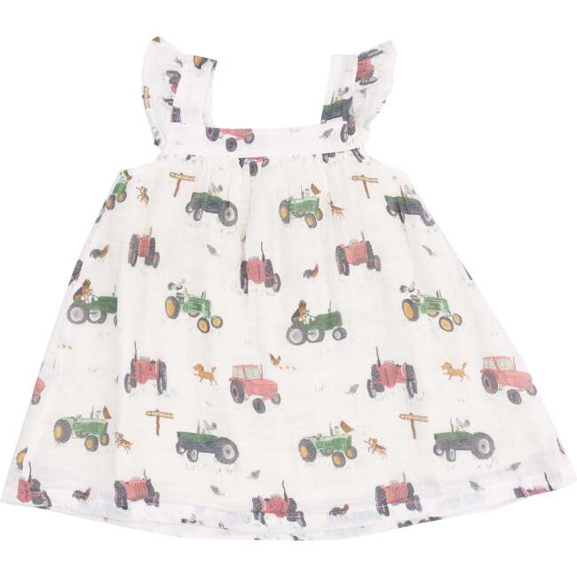 Sundress, Tractors and Friends Pink