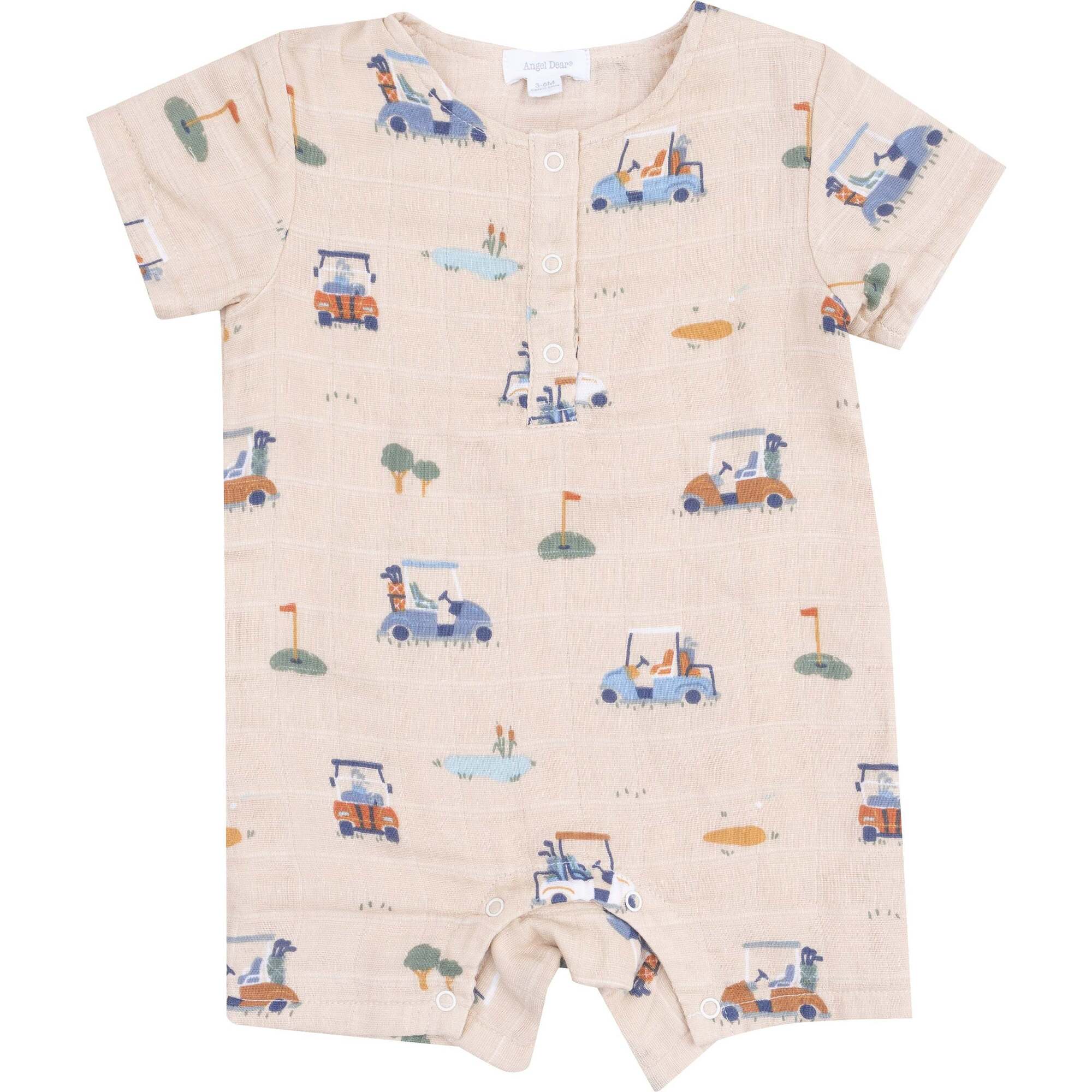 Henley Shortall, Golf Cart Cuties Oatmeal - Rompers - 1