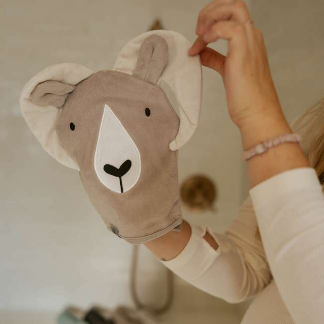 Washcloth Critter Mitt, Llama - Towels - 6