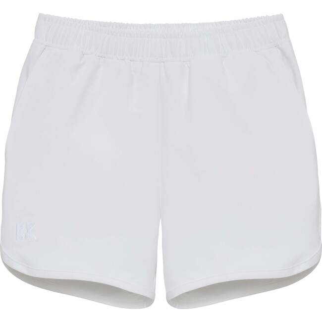 Boys Super Short Lined, White