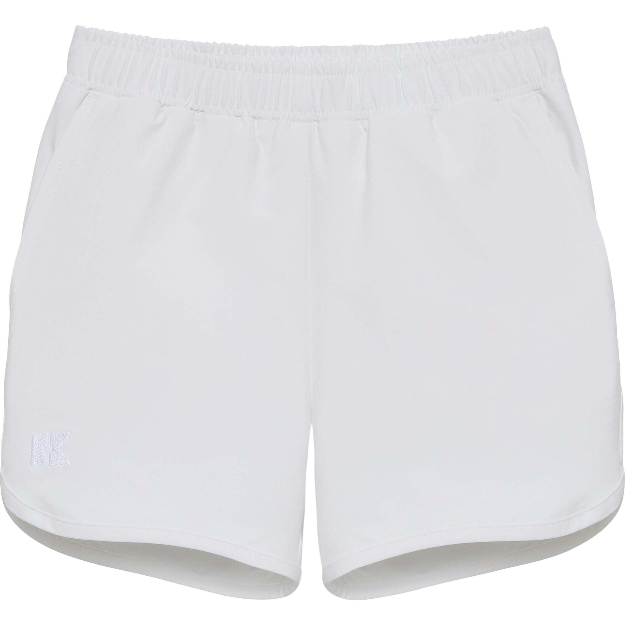 Boys Super Short Lined, White - Shorts - 1