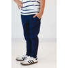 Boys Warm-Up Jogger Pant, Navy - Pants - 2