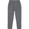Boys Warm-Up Jogger Pant, Gray - Pants - 1 - thumbnail