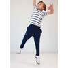 Boys Warm-Up Jogger Pant, Navy - Pants - 3