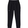 Boys Warm-Up Jogger Pant, Black - Pants - 1 - thumbnail