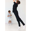 Boys Warm-Up Jogger Pant, Black - Pants - 4