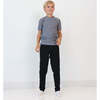 Boys Warm-Up Jogger Pant, Black - Pants - 5