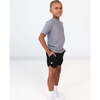 Boys Super Short Lined, Black - Shorts - 5