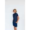 Boys Super Short Lined, Navy - Shorts - 3