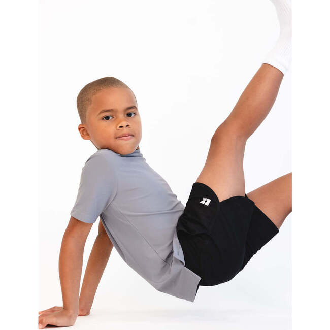 Boys Practice Tee Shirt, Gray - T-Shirts - 2