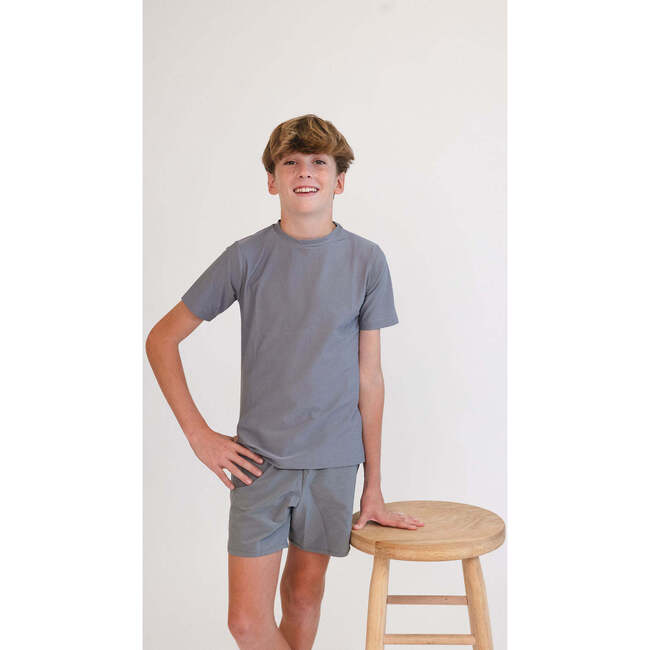 Boys Practice Tee Shirt, Gray - T-Shirts - 3