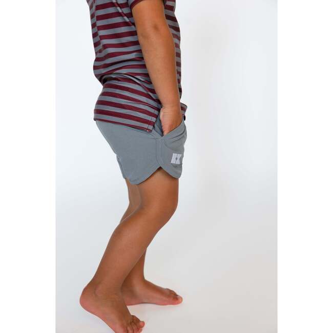 Boys Super Short Lined, Gray - Shorts - 4