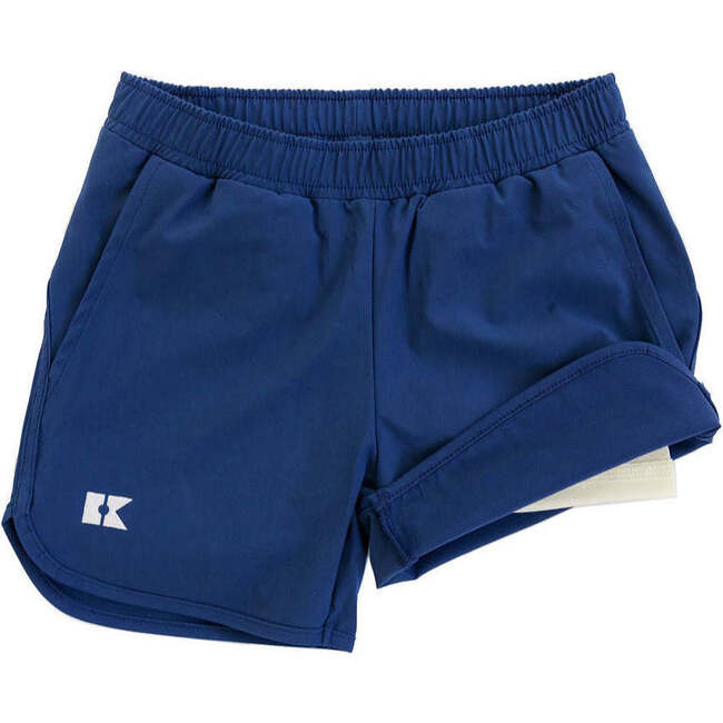 Boys Super Short Lined, Navy - Shorts - 5