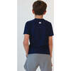 Boys Practice Tee Shirt, Navy - T-Shirts - 4