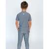 Boys Practice Tee Shirt, Gray - T-Shirts - 5