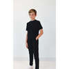 Boys Practice Tee Shirt, Black - T-Shirts - 4