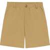 Boys Dress Short Lined, Khaki - Shorts - 1 - thumbnail