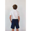 Boys Dress Short, Navy - Shorts - 4
