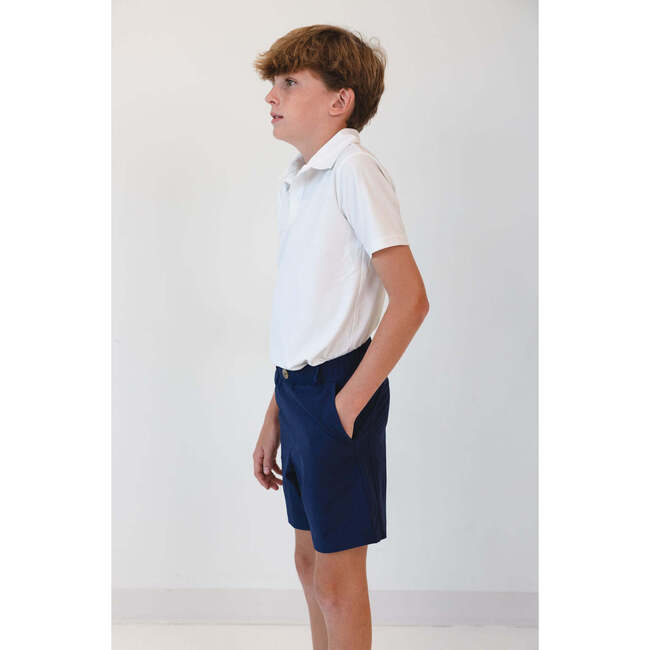 Boys Dress Short Lined, Navy - Shorts - 5