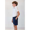 Boys Dress Short Lined, Navy - Shorts - 5