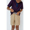 Boys Dress Short, Khaki - Shorts - 3