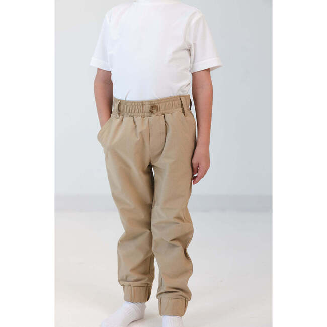 Boys Dress Jogger Pant, Khaki