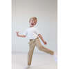 Boys Dress Jogger Pant, Khaki - Pants - 4