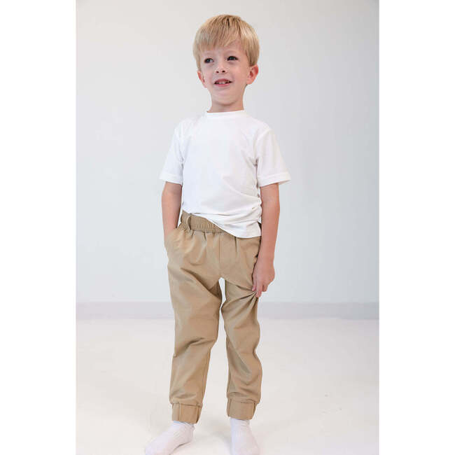 Boys Dress Jogger Pant, Khaki - Pants - 5