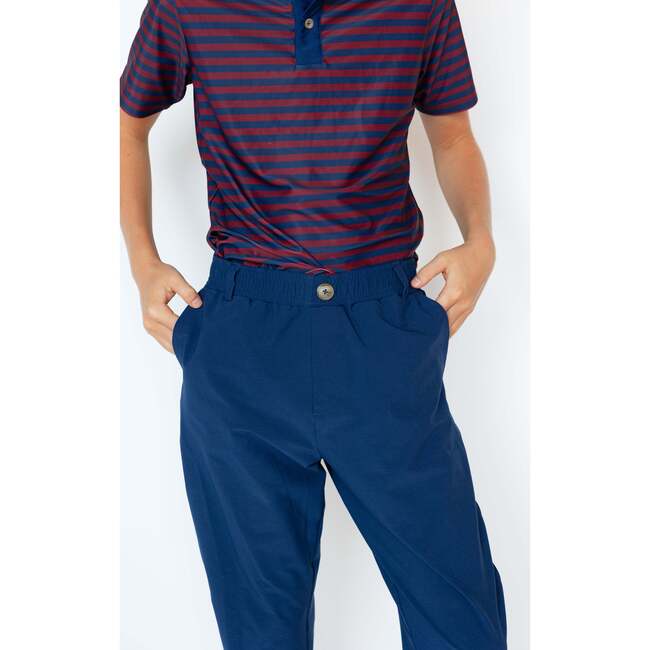 Boys Dress Jogger Pant, Navy - Pants - 2