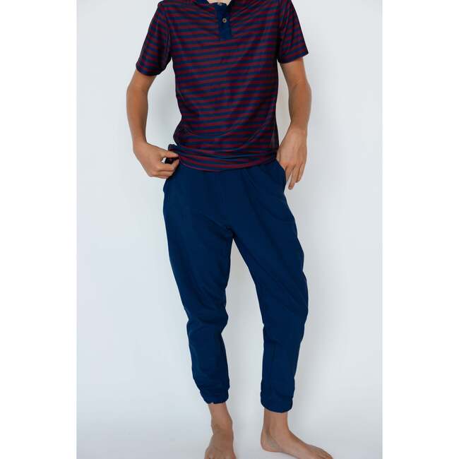 Boys Dress Jogger Pant, Navy - Pants - 4