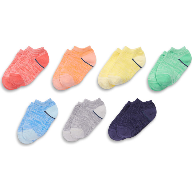 Space-Dyed Ankle Sock 7-Pack, Space Dye Mix