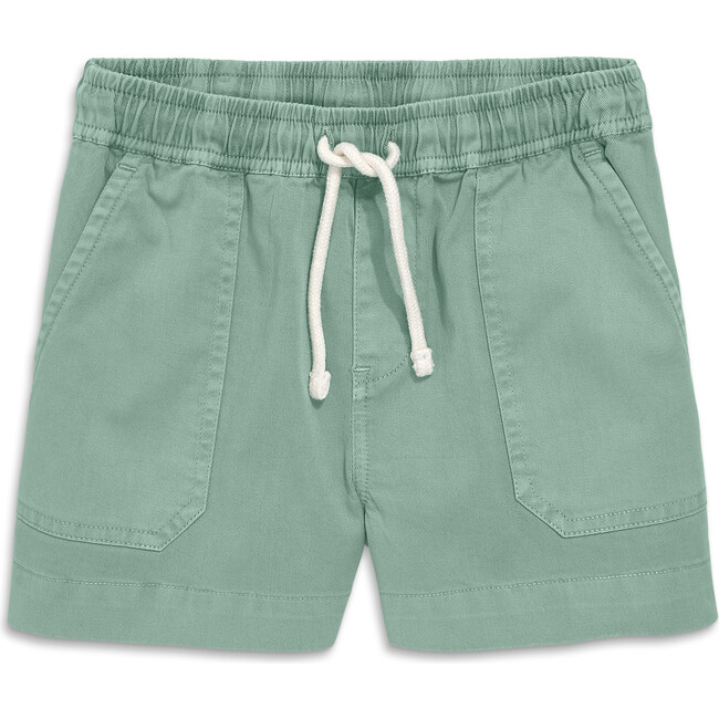 Kids Garment Dyed Stretch Chino Midi Short, Cactus - Shorts - 1