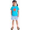 Kids Clementine Tee, Sea - T-Shirts - 3