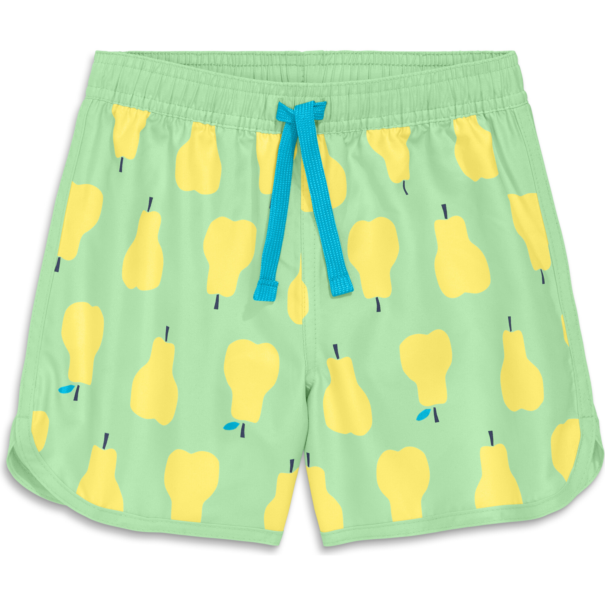 Kids Board Short In Cutout Pears, Pear Mix - Swim Trunks - 1