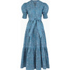The Yara Dress, Navy Calico Trellis - Dresses - 1 - thumbnail