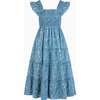 The Ellie Nap Dress, Navy Calico Trellis - Dresses - 1 - thumbnail