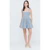 The Ribbon Charlotte Nap Dress, Navy Circular Lattice - Dresses - 2
