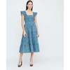 The Ellie Nap Dress, Navy Calico Trellis - Dresses - 2