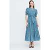 The Yara Dress, Navy Calico Trellis - Dresses - 2
