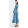 The Yara Dress, Navy Calico Trellis - Dresses - 3