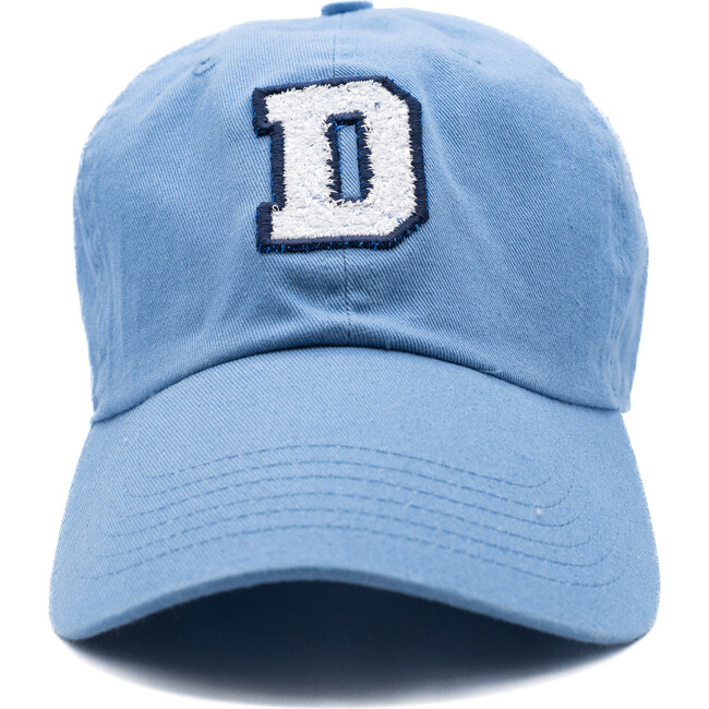 Custom Embroidered Initial Hat, Blue