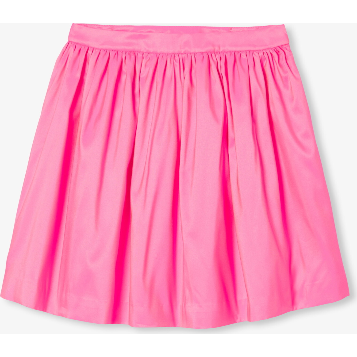 Girl Taffeta Skirt Neon Pink - Skirts - 1