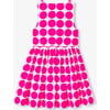 Girl Sleeveless Dress White/Pink - Dresses - 2