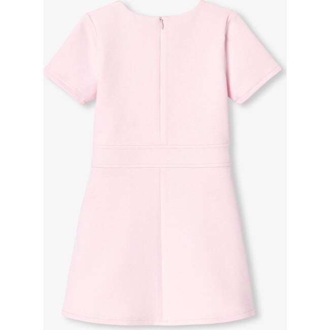 Girl Short Sleeve Dress  Powder Pink - Dresses - 2