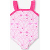 Girl One Piece Swimsuit Pink/Multicolour - One Pieces - 1 - thumbnail