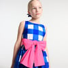 Girl Special Occasion Dress White/Blue - Dresses - 3