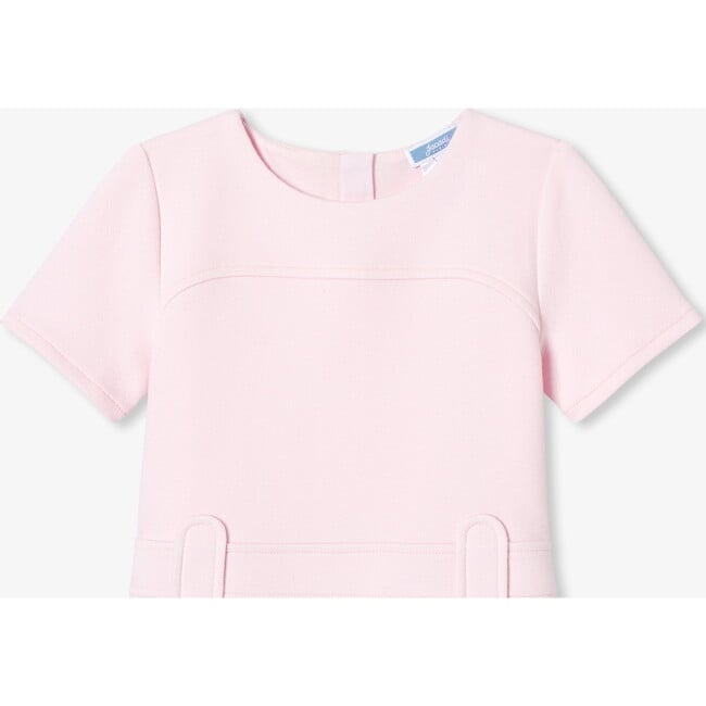 Girl Short Sleeve Dress  Powder Pink - Dresses - 3