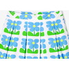 Girl Pleated Skirt In Poplin White/Blue - Skirts - 3
