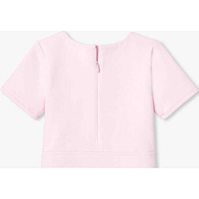 Girl Short Sleeve Dress  Powder Pink - Dresses - 4